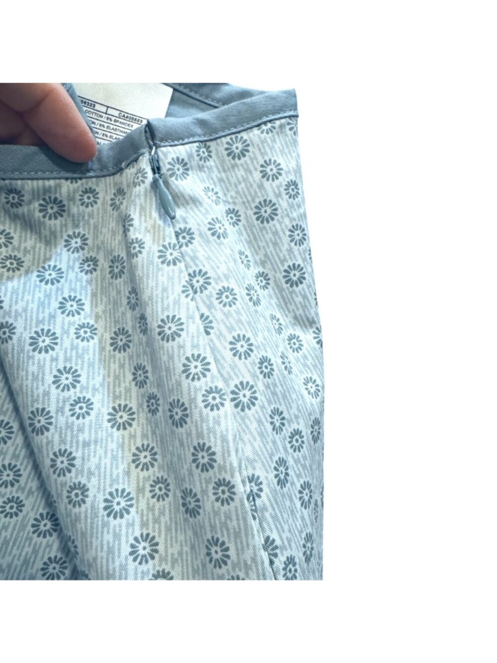 Nike Golf Skort Women's Size 8 Sporty Blue Green Floral Daisy Pattern Cotton NWT - Picture 4 of 11
